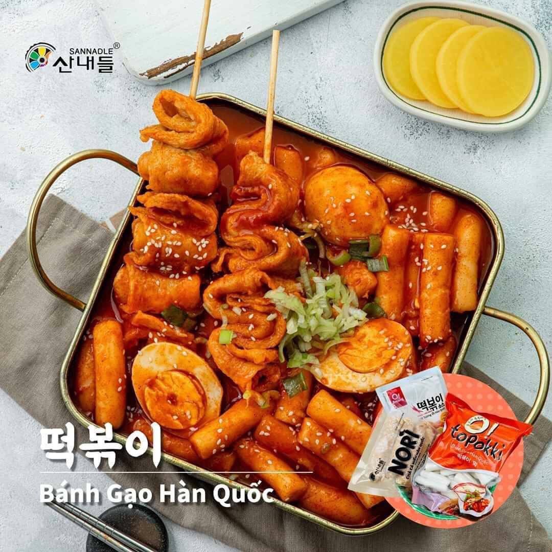 Bánh gạo Hàn Quốc dạng thỏi-500g