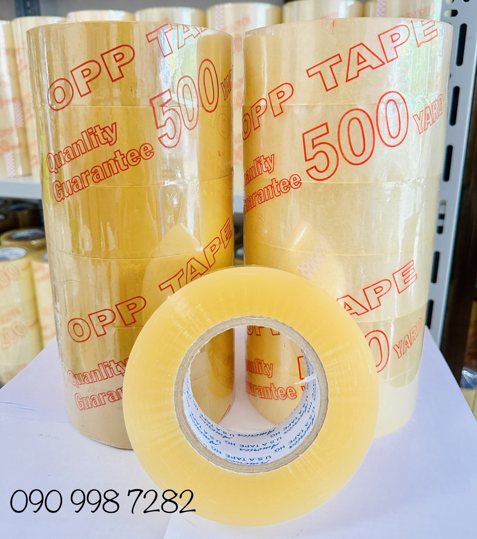 Băng Keo Trong Đục 3kg 500Y (6 Cuộn/ cây)