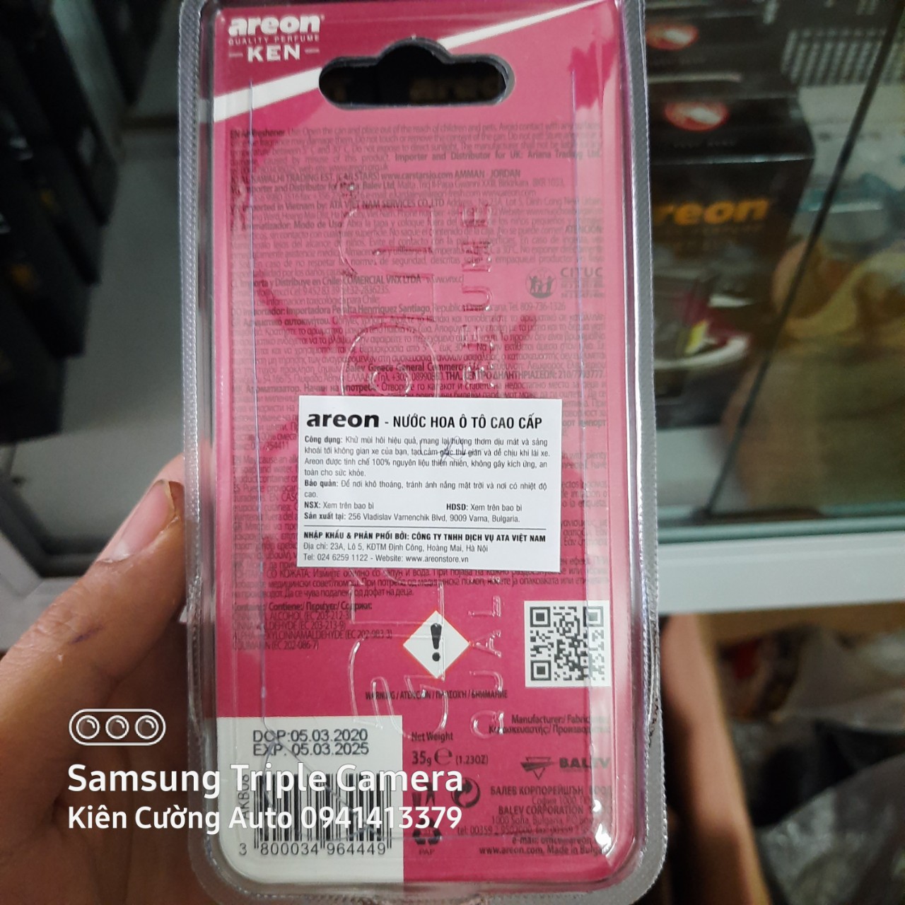 Lá Thơm Areon Mon- Treo xe 1 Tháng