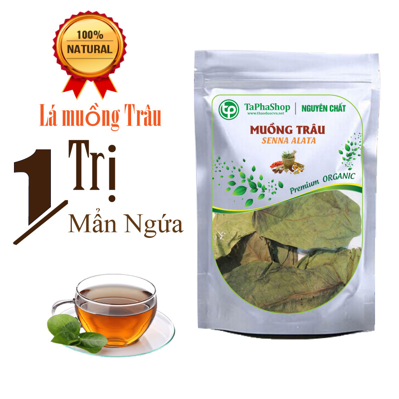 Lá muồng trâu khô loại 1kg - Thảo Dược Tấn Phát