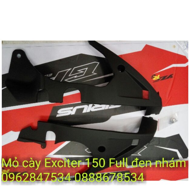 [Nhập RS0822 giảm 30k cho đơn 99k]Mỏ cày Exciter Full đen nhám - TanThanh 247