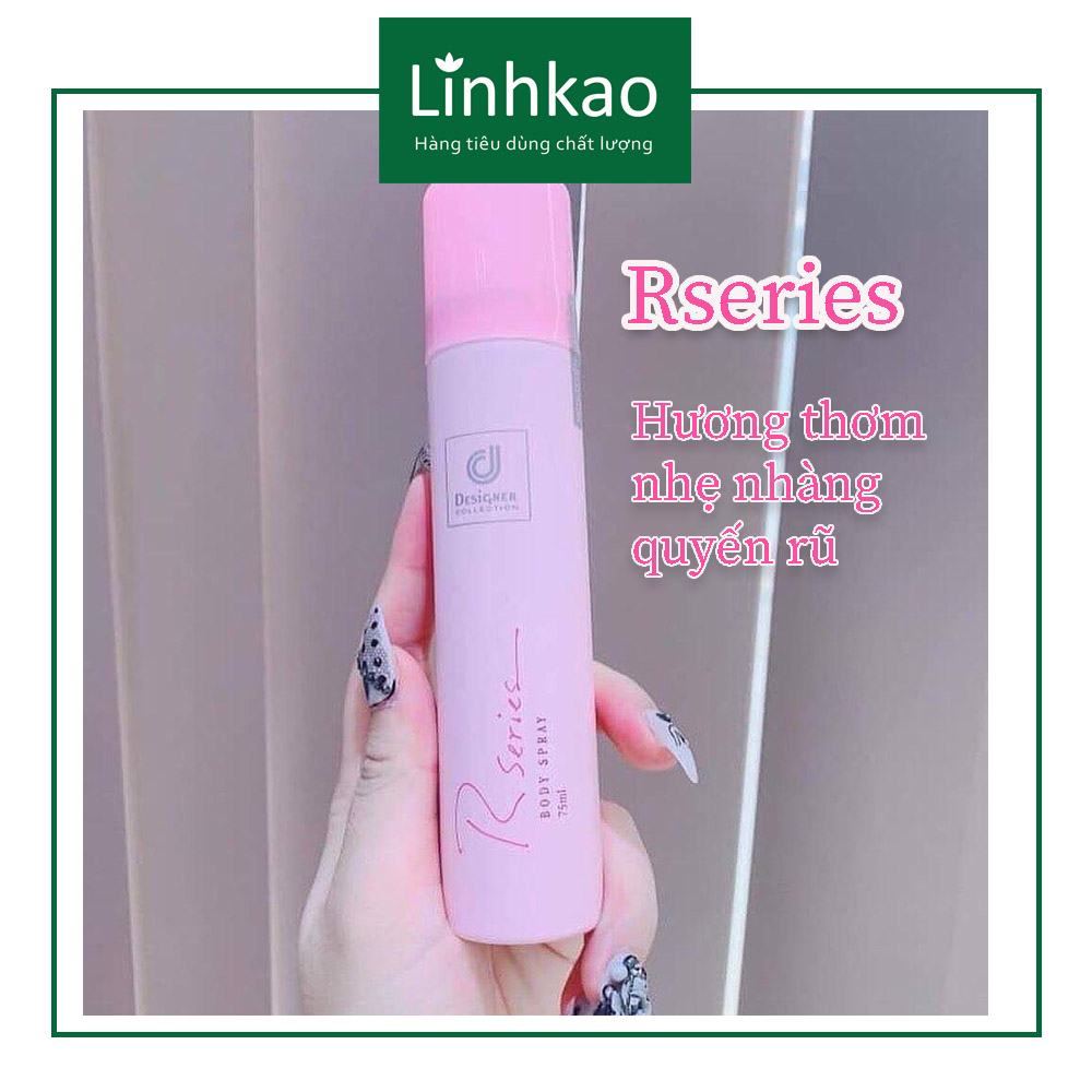 Xịt thơm body Rseries Body Spray 75ml