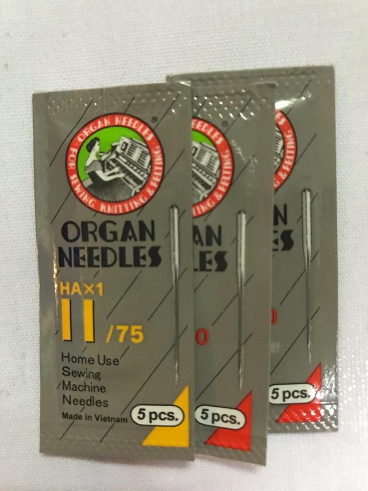 2 vỉ kim máy may gia đình hiệu Organ
