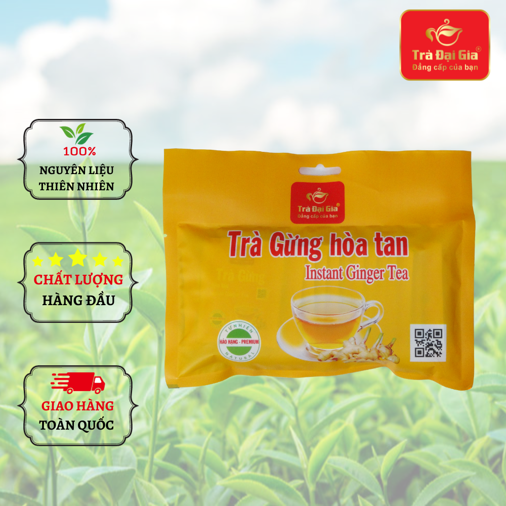 Trà gừng hòa tan - Trà Đại Gia (1 gói 20 túi)
