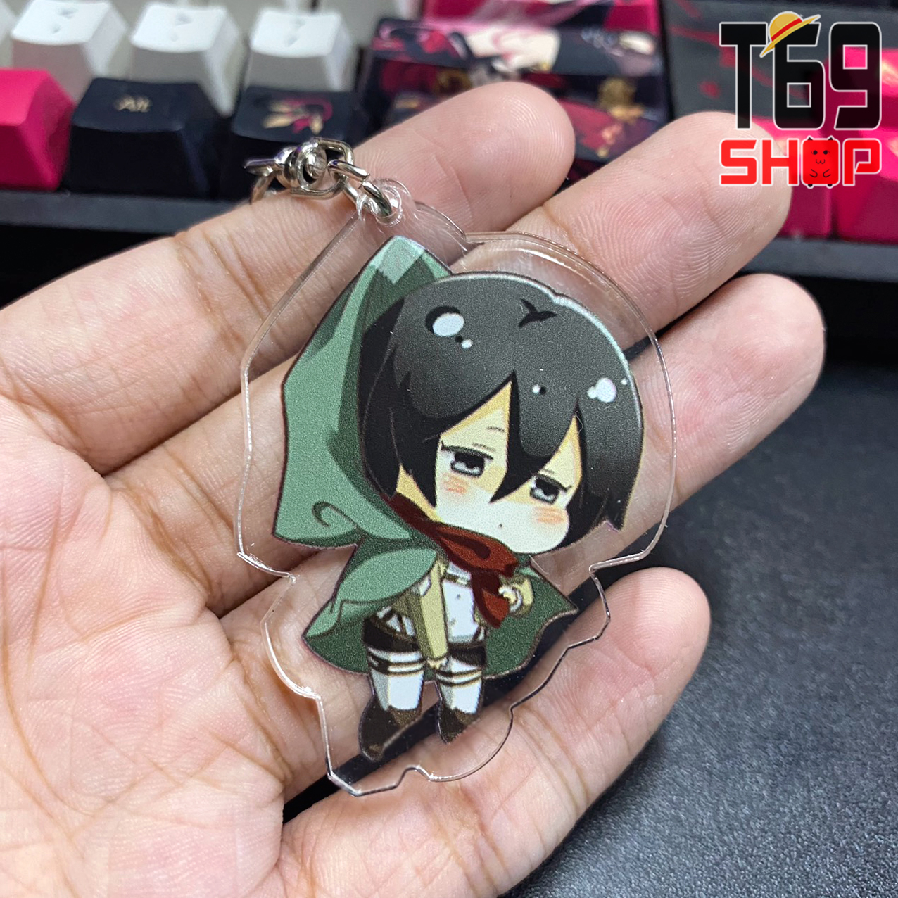 Móc khóa mica anime Attack on Titan [T69 Shop]