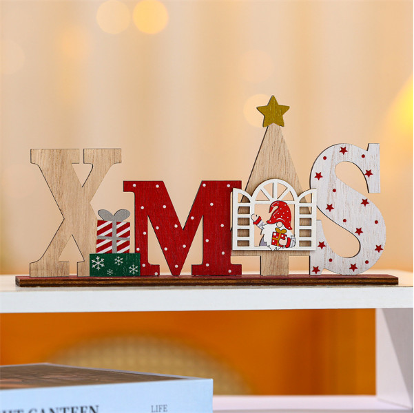 Bảng gỗ treo trang trí giáng sinh phụ kiện decor treo cửa Noel BG23