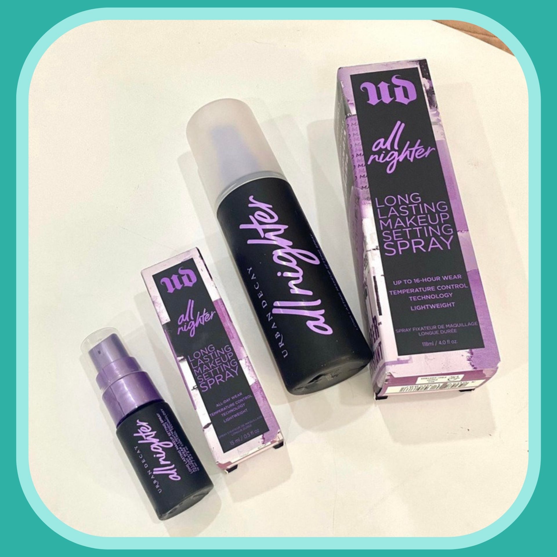 Xịt khoá nền Urban Decay All Nighter Long Lasting Makeup Setting Spray