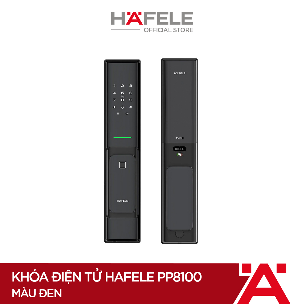 Khóa điện tử Hafele PP8100 - 91220286 màu đen