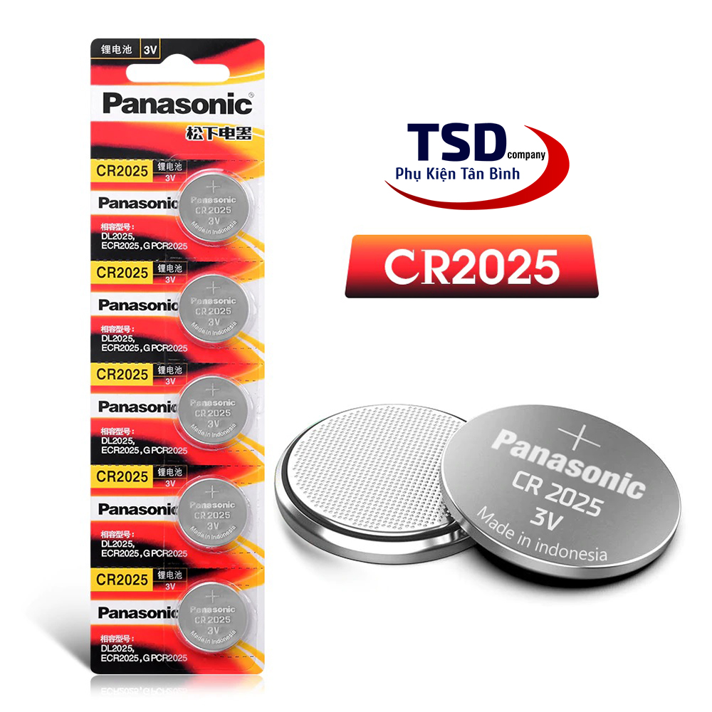 Genuine Panasonic CR2025 Lithium 3V CMOS Battery