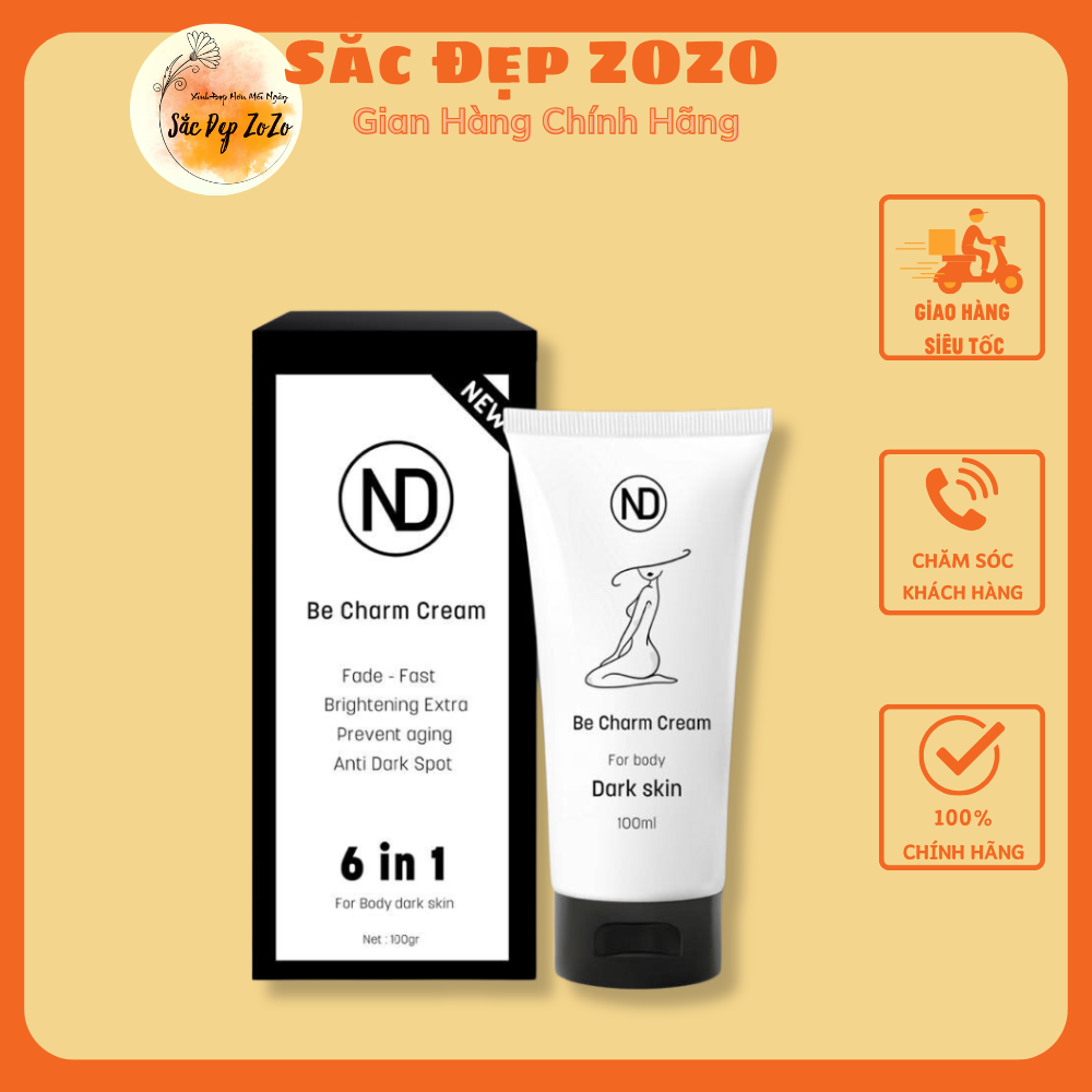 Kem xóa mờ thâm đa năng 𝐁𝐞 𝐂𝐡𝐚𝐫 𝐦 𝐂𝐫𝐞𝐚𝐦 𝟔 𝐢𝐧 𝟏