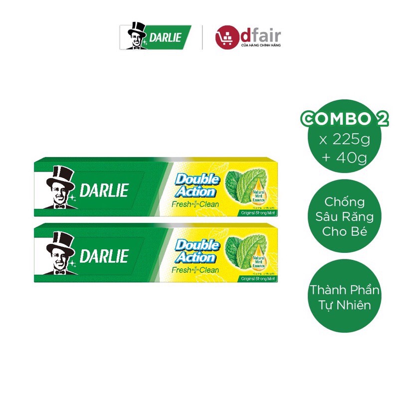 Kem đánh răng Darlie Double Action 225g