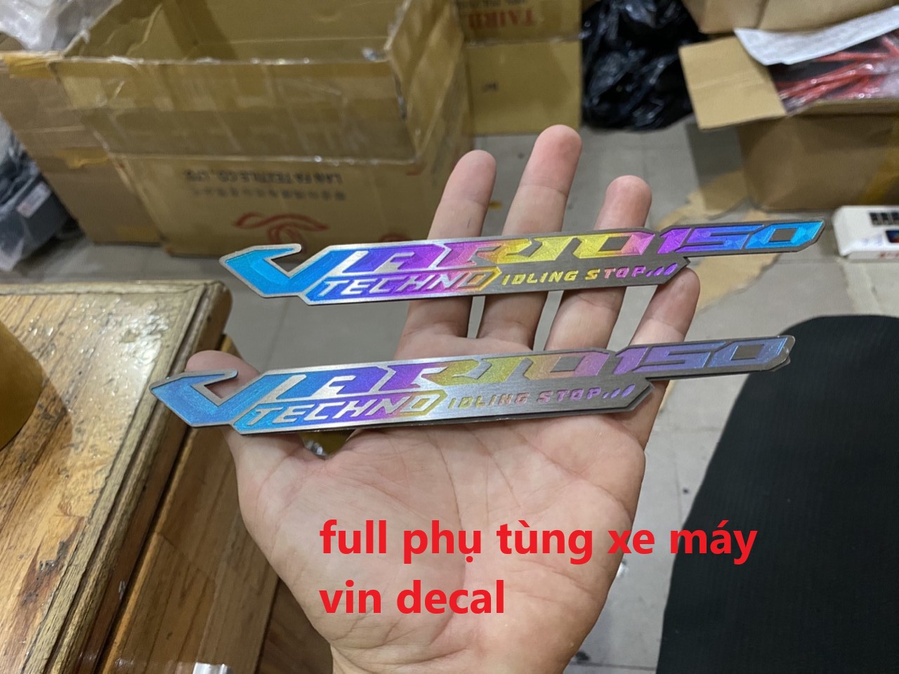 Cặp titan xe Vario TECHNO IDLING STOP