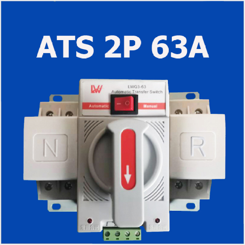 Bảng giá Bộ chuyển nguồn tự động (LW) ATS 2P 63A - tự động chuyển nguồn điện khi mất điện