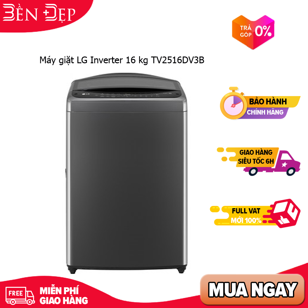 Máy giặt lg inverter 16 kg tv2516dv3b