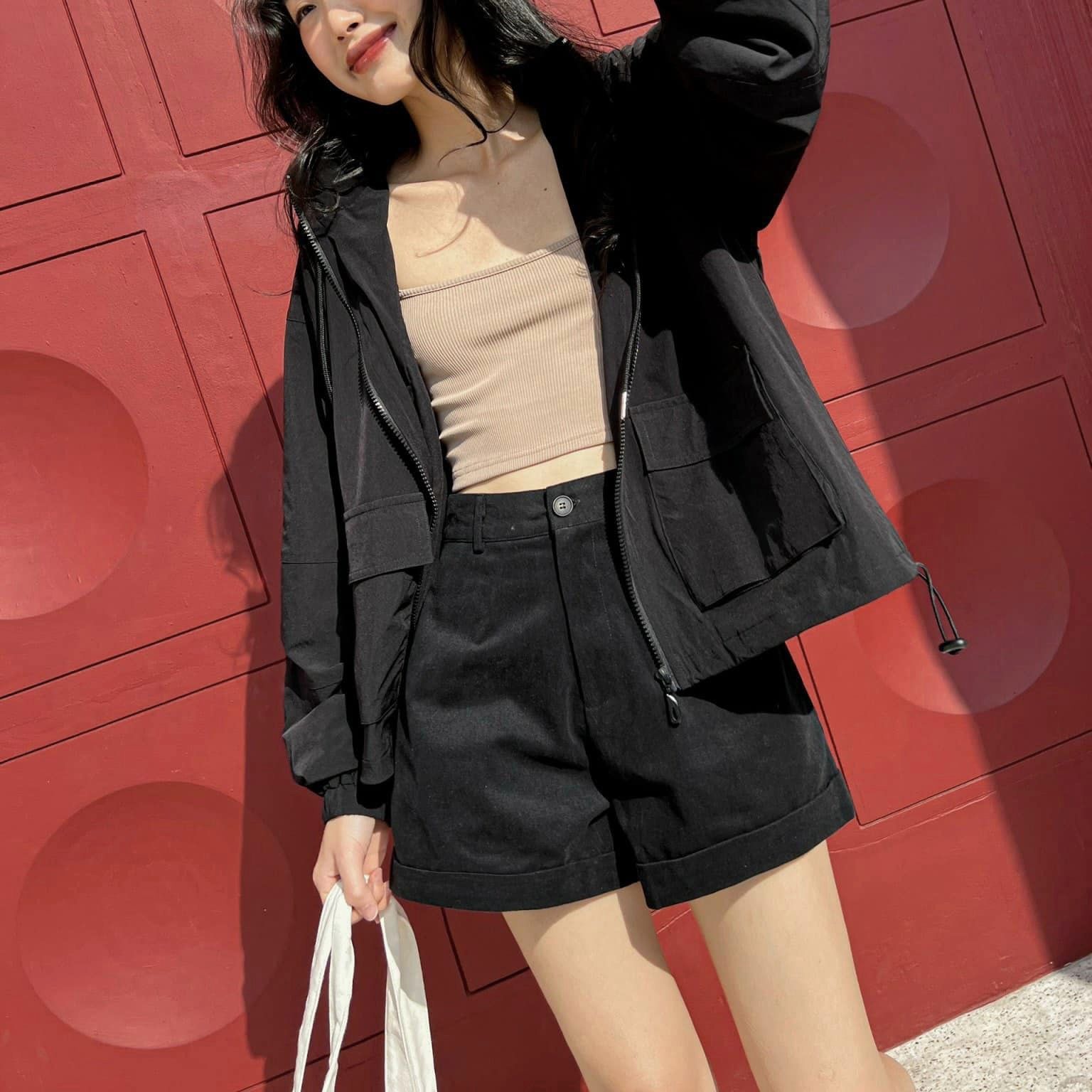 KAKI SHORT - Quần short kaki có túi