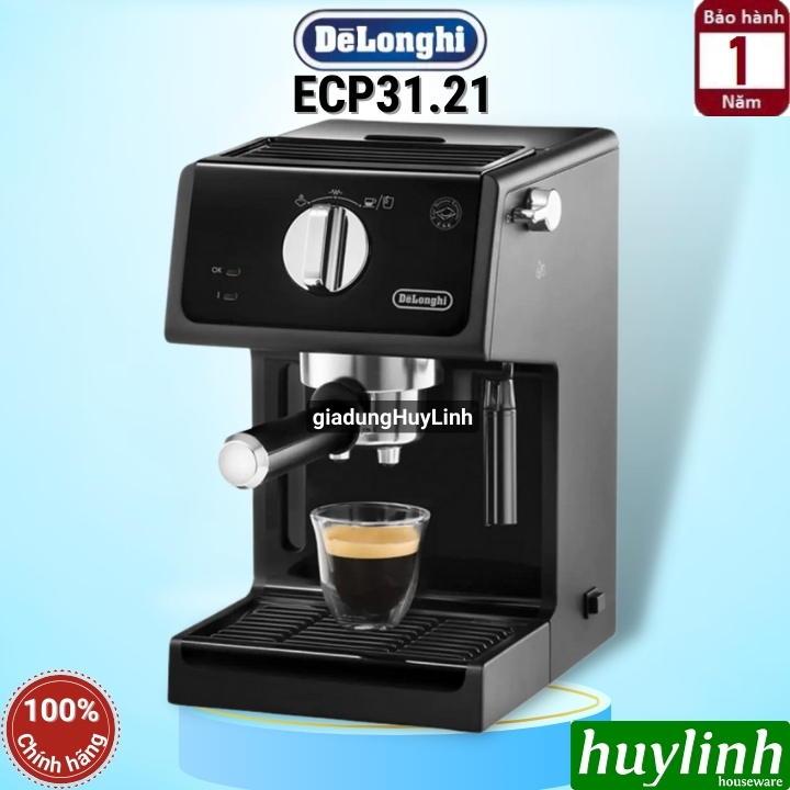 [Trả góp 0%]Máy pha cà phê Delonghi ECP31.21 - Hàng chính hãng