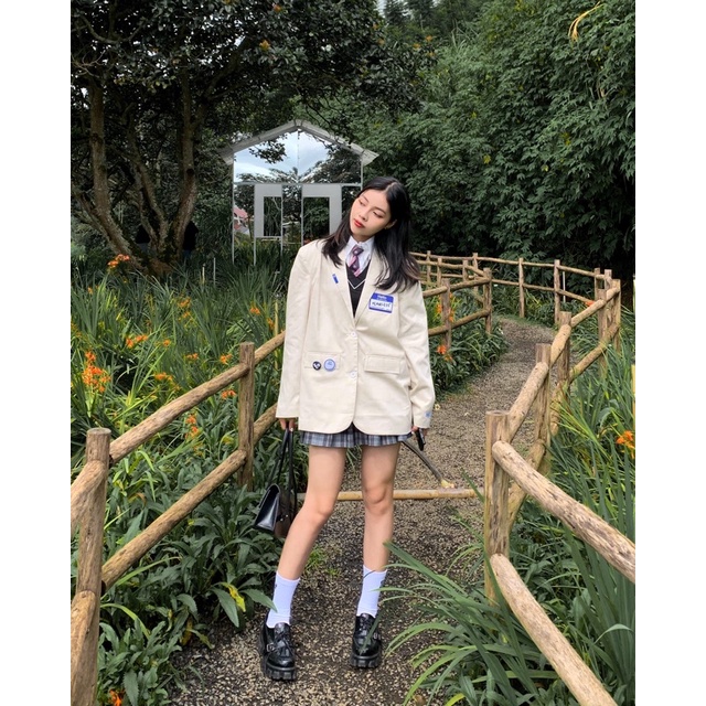 Áo khoác blazer FEARLESS Name Tag logo
