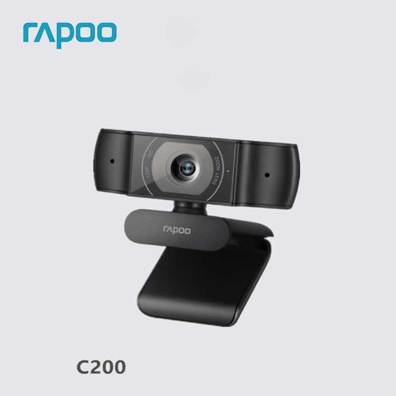Webcam RAPOO C200 độ phân giải HD 720P - Hãng phân phối chính thức