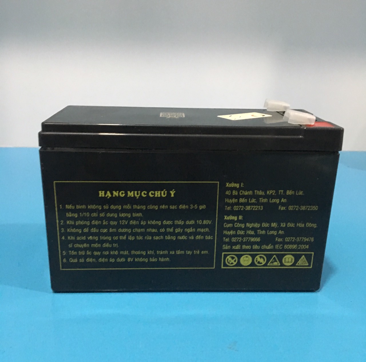 ẮC QUY KÍN KHÍ (VRLA AGM) LONG 12V-9Ah, WP1236W