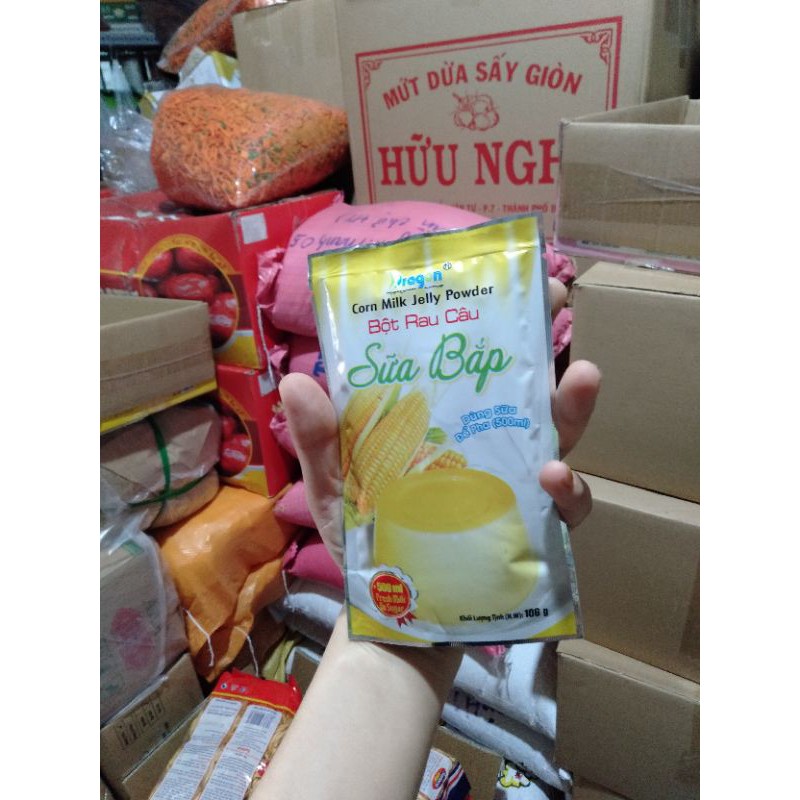 bột rau câu sữa bắp dragon [gói 106g]