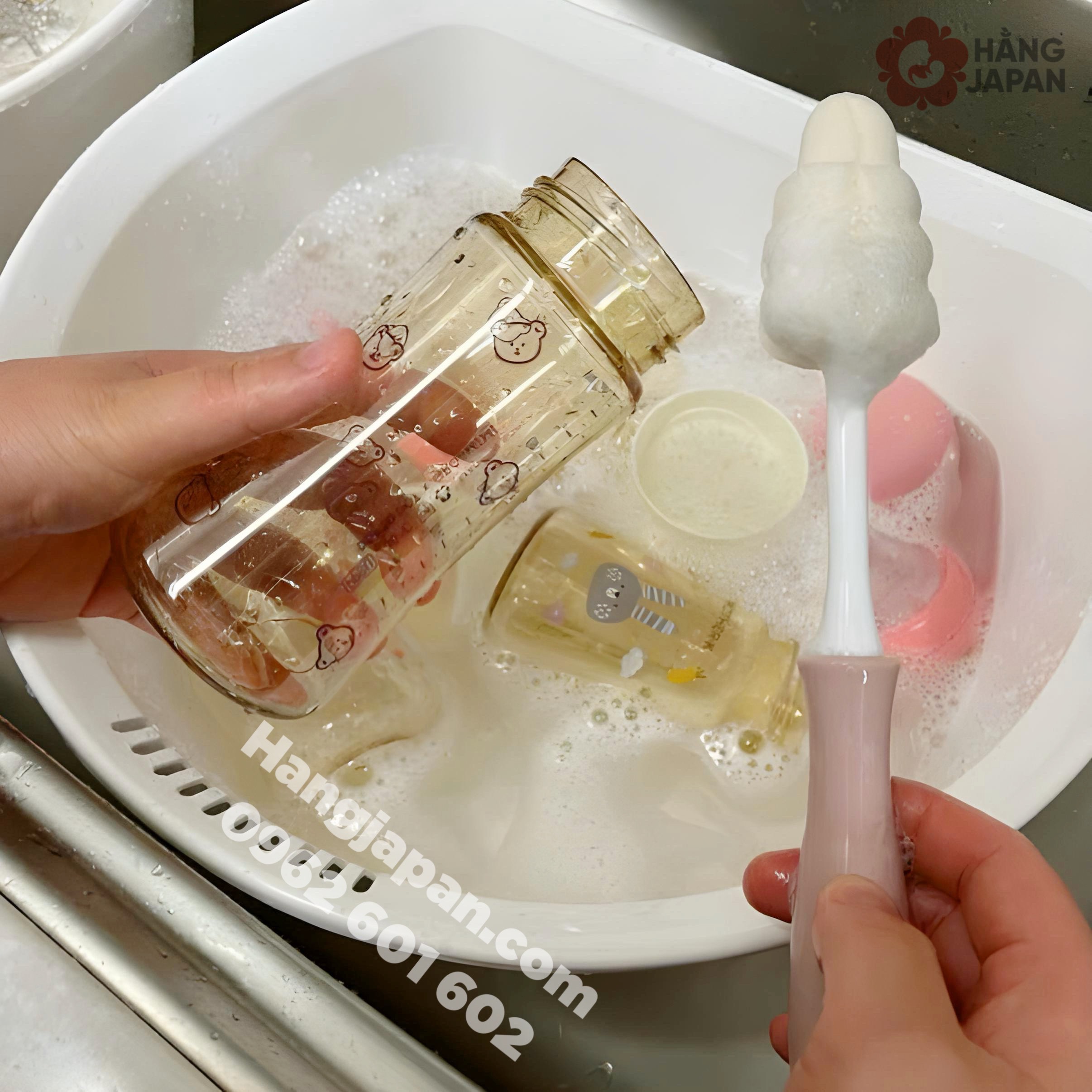 Cọ rửa bình Grosmimi cho bé ( 1 cái )