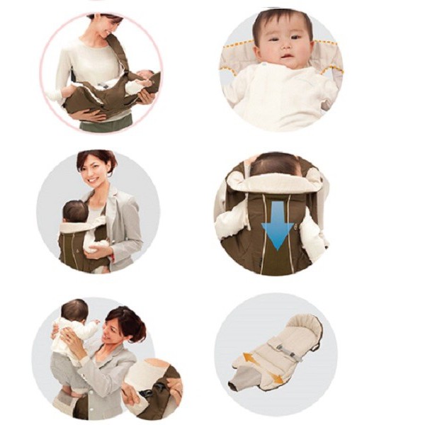Địu Combi Signature Sat Fit 4 tư thế