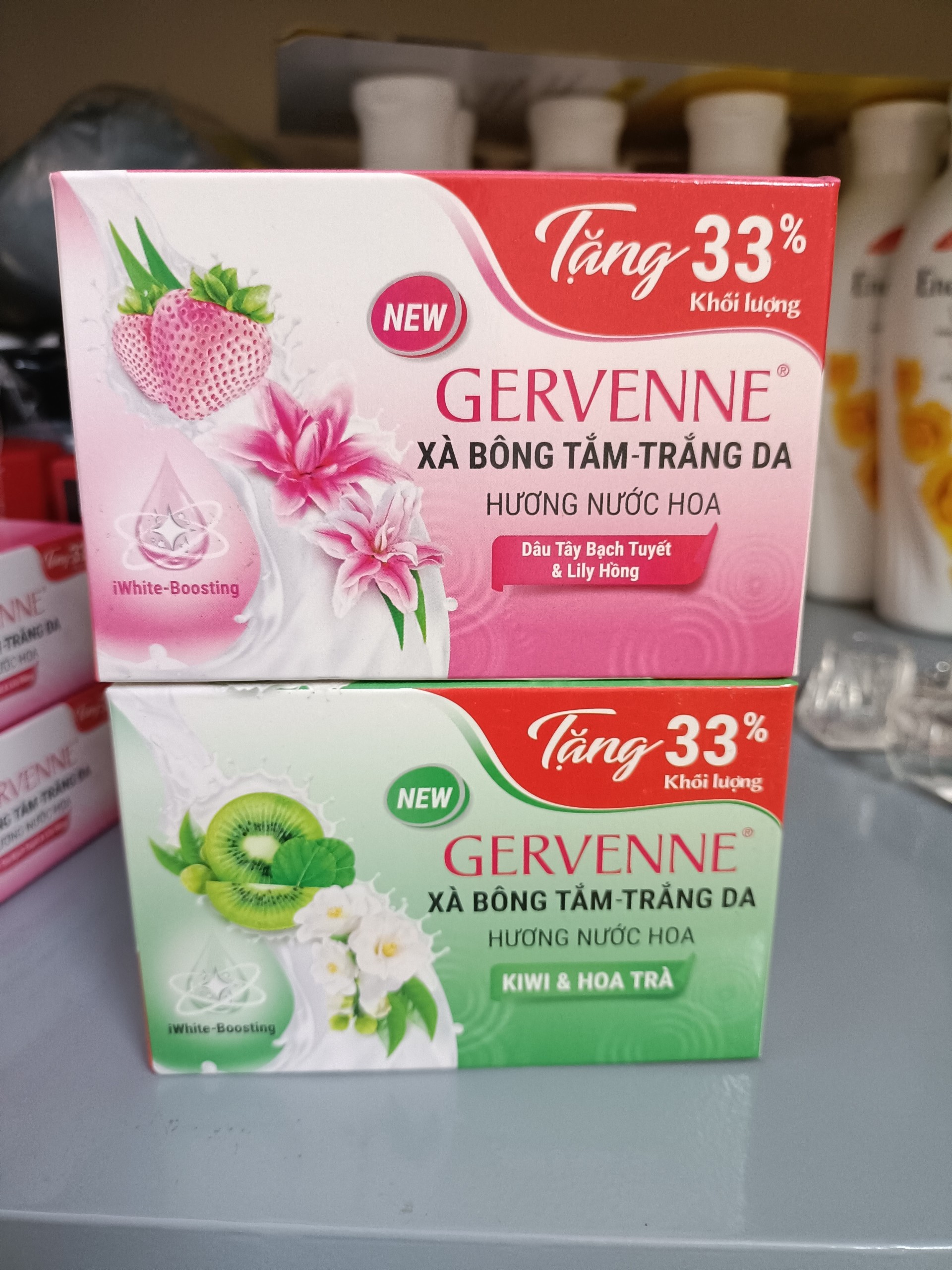 Gervenne - Xà bông cục gervenne 120g (Chọn Mùi)