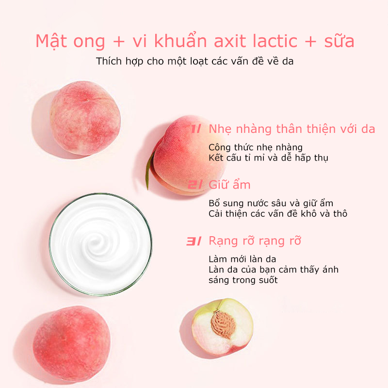 Cherry body wash whitening cream 200ml