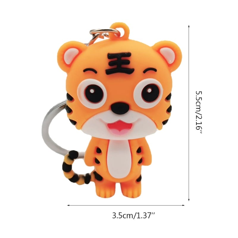 Móc khóa hình Hổ siêu cute đáng yêu