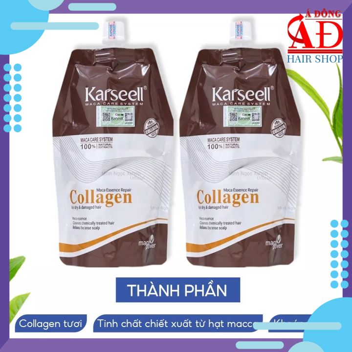 [Karseell chính hãng] Dầu hấp ủ tóc Collagen Karseell Maca phục hồi mềm mượt 500ml