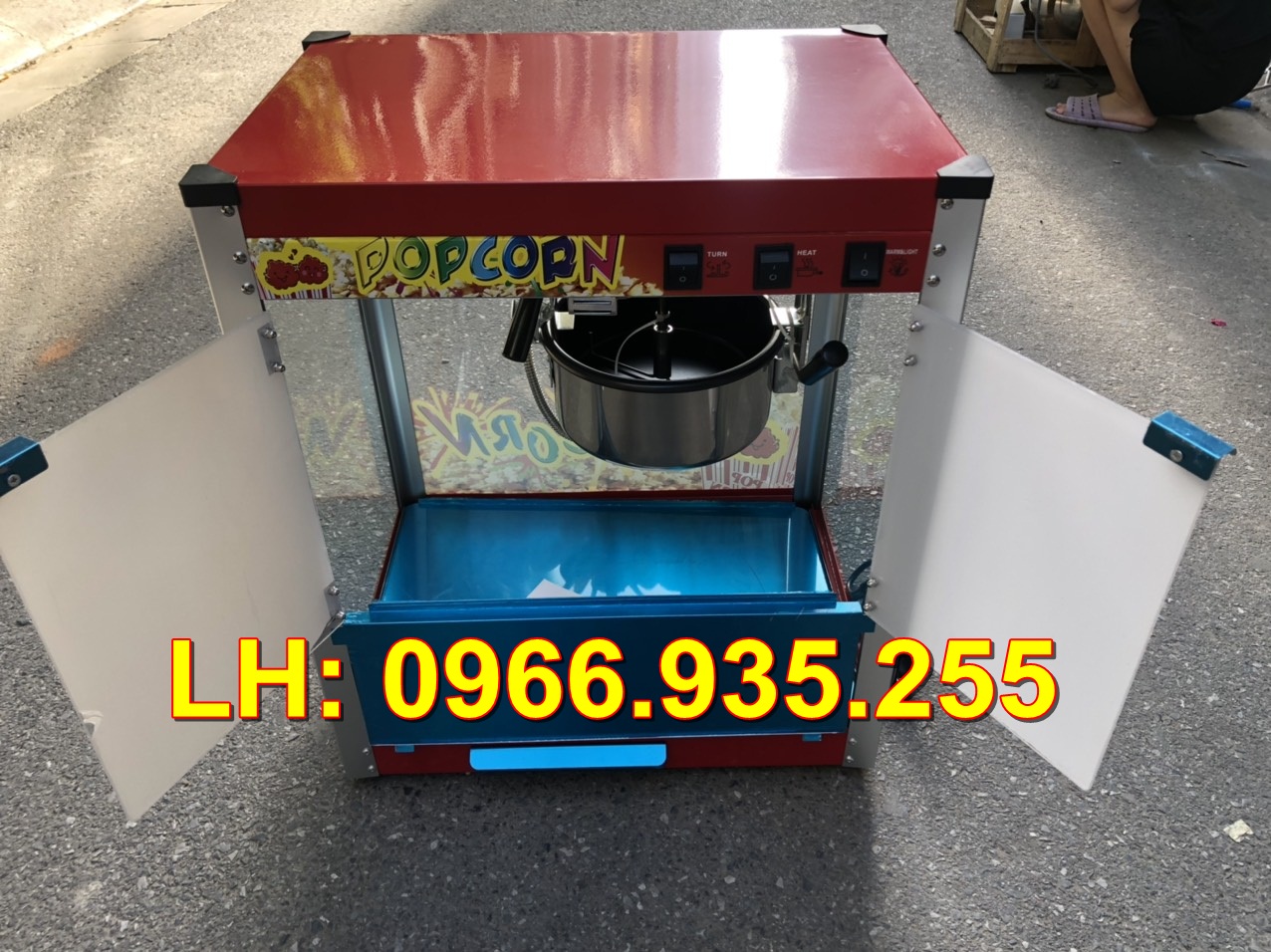 Máy làm bắp rang bơ,máy nổ bỏng ngô.