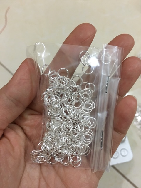 [Lấy mã giảm thêm 30%] Gói 10g khoen bạc các size