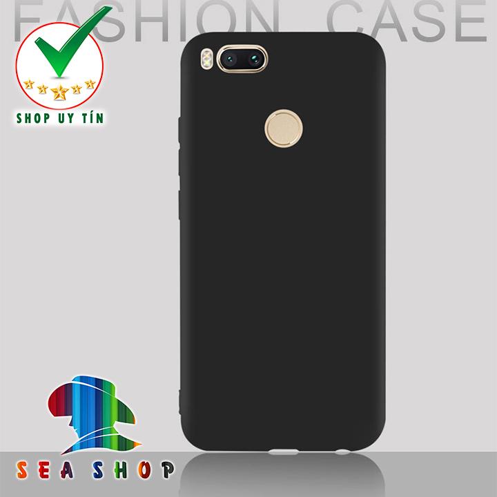 [TẶNG CƯỜNG LỰC]Ốp lưng Xiaomi Mi A1 - Mi 5X silicon đen