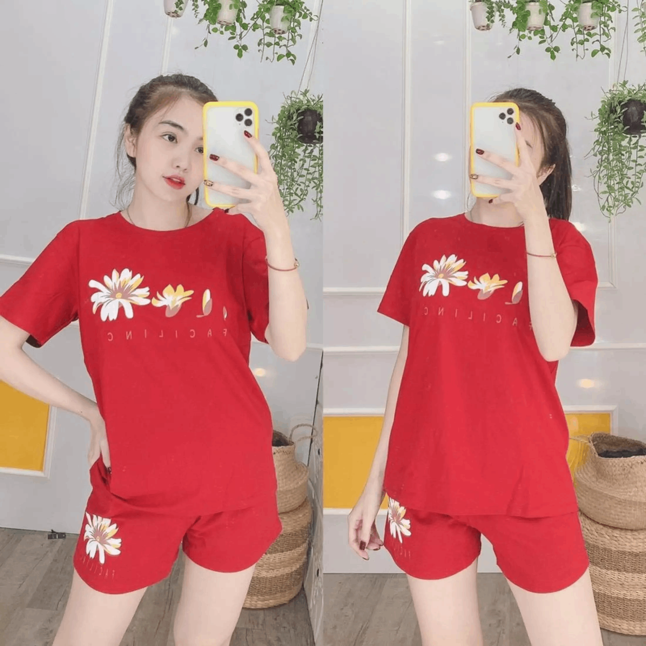 Set Bộ Xuân Hè Hoa Lá Mát Mẻ
