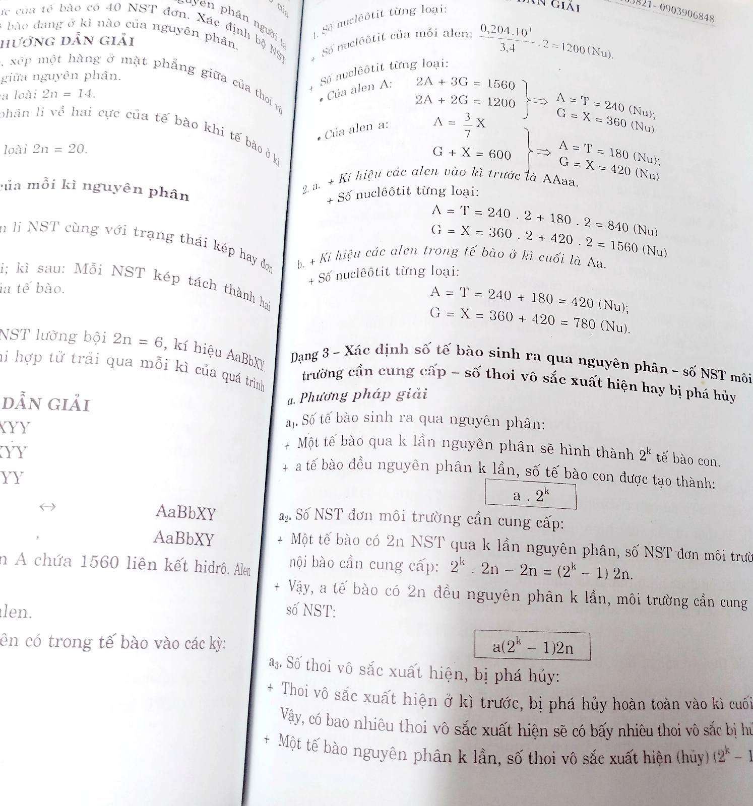 Bồi dưỡng Học sinh giỏi Sinh học 9