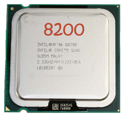 Intel Core 2 Quad Q8200-Q8300 (2.33GHz, 4MB L2 Cache, FSB 1333MHz, Socket 775)