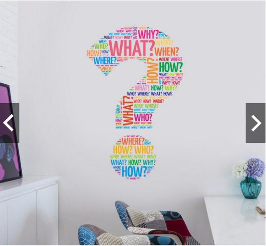 [HCM]Decal trang trí tết Chữ Tiếng Anh Dấu Chấm Hỏi