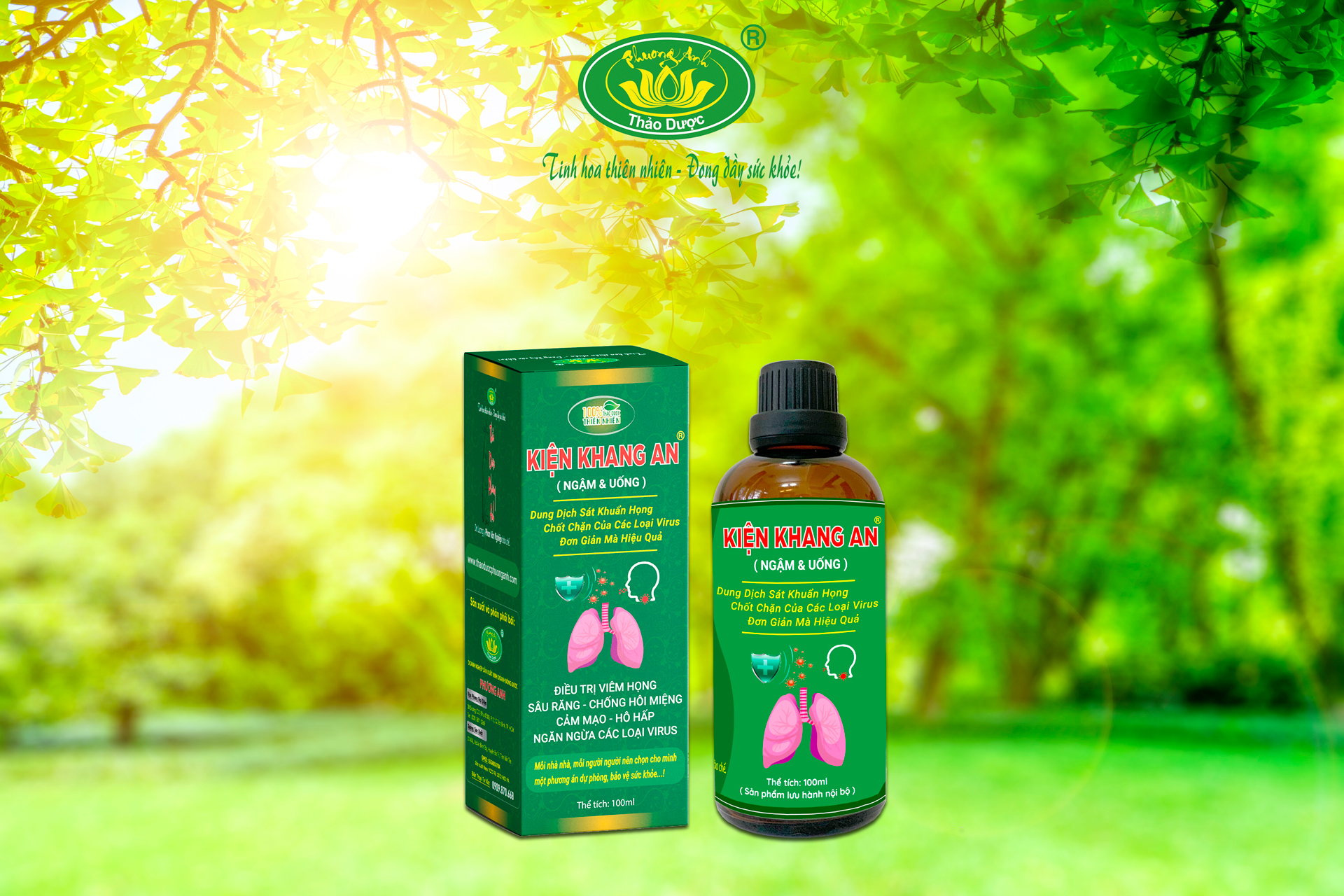 Dung dịch ngậm và uống Kiện Khang An