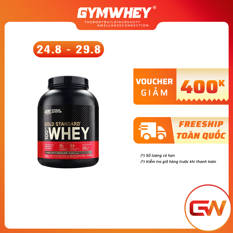 ON Gold Stard Whey Sữa Dinh Dưỡng Tăng Cơ Bắp 5 Lbs (2.6kg) - Từ Mỹ