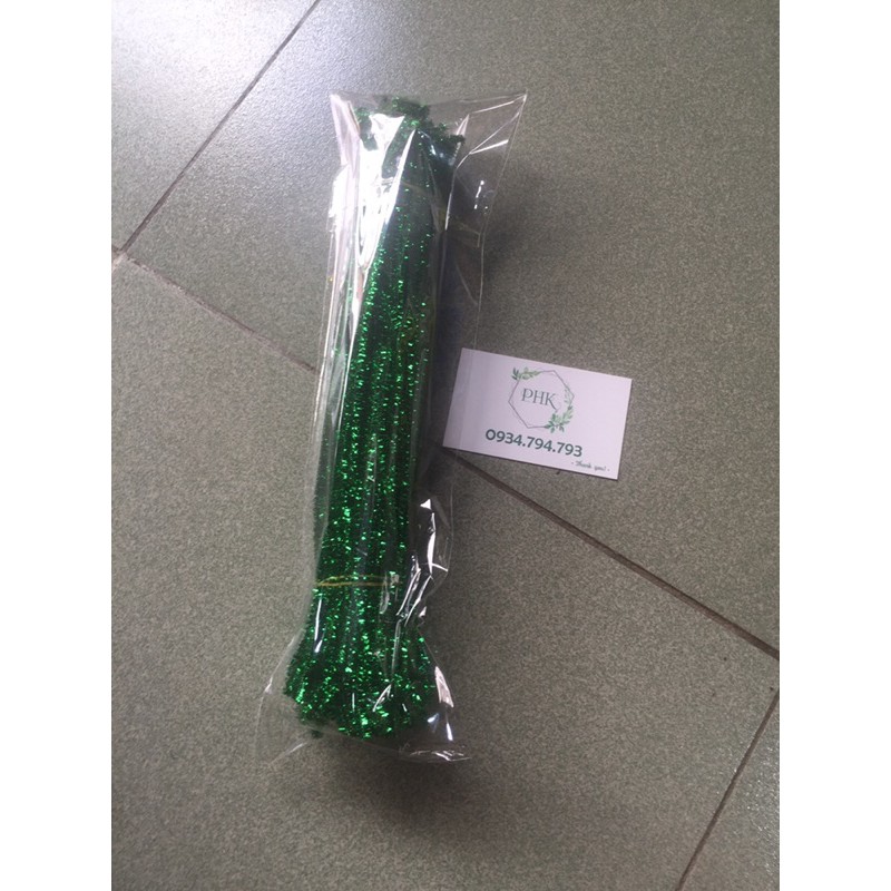 Bó 100 cọng kẽm xù nhung phk shop