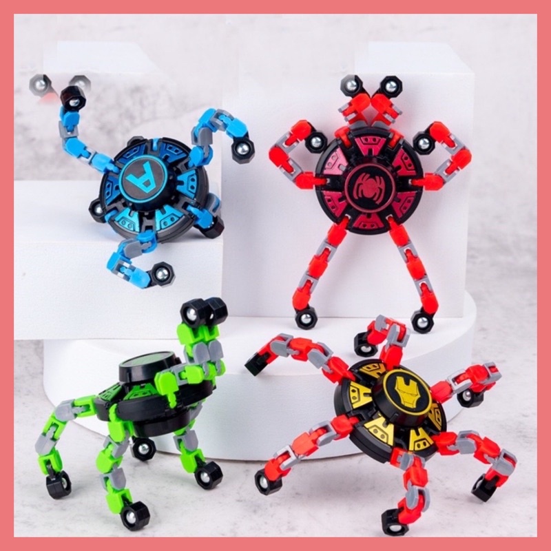 Gyroscope toy spinner robot Transfiguration smart for baby fidget spinner