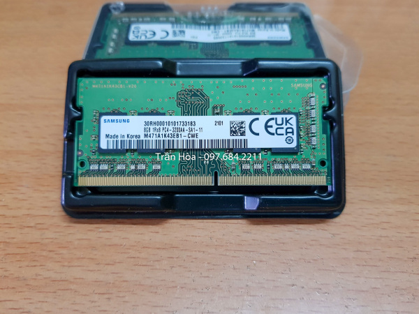 [SAMSUNG-New] Ram Laptop Samsung DDR4 8GB Bus 3200MHz mới, Ram laptop Samsung 8GB PC4-3200 (DDR4 bus 3200) new - M471A1K43EB1-CWE