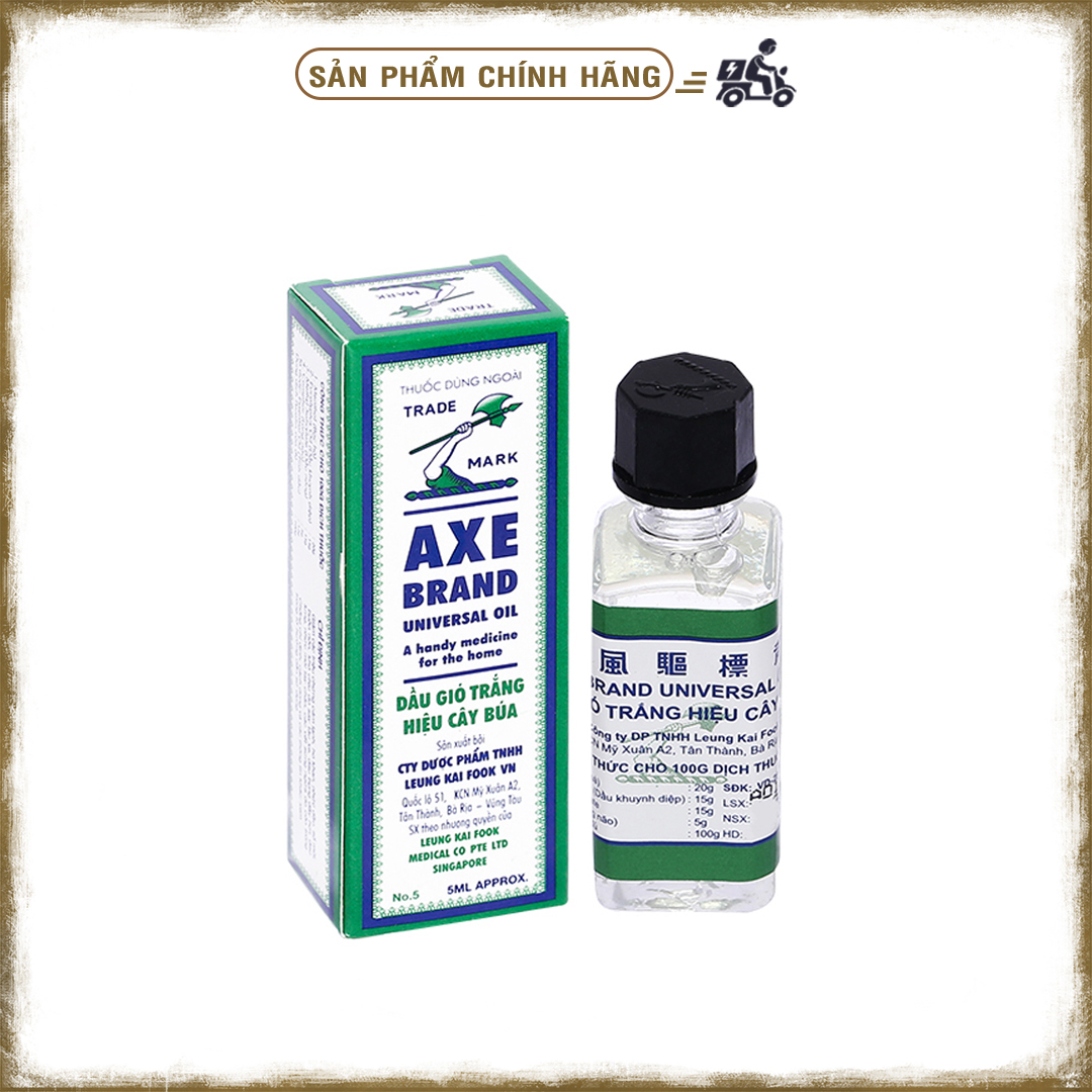 Dầu gió trắng hiệu Cây Búa (chai 5ml)