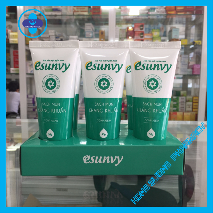 Sữa rữa mặt Esunvy - Sạch mụn, Kháng khuẩn