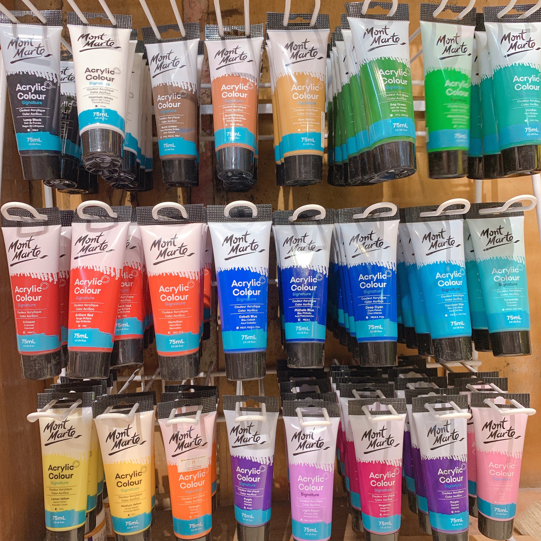 Màu Acrylic Studio Mont Marte - Tuýp lẻ - 75ml