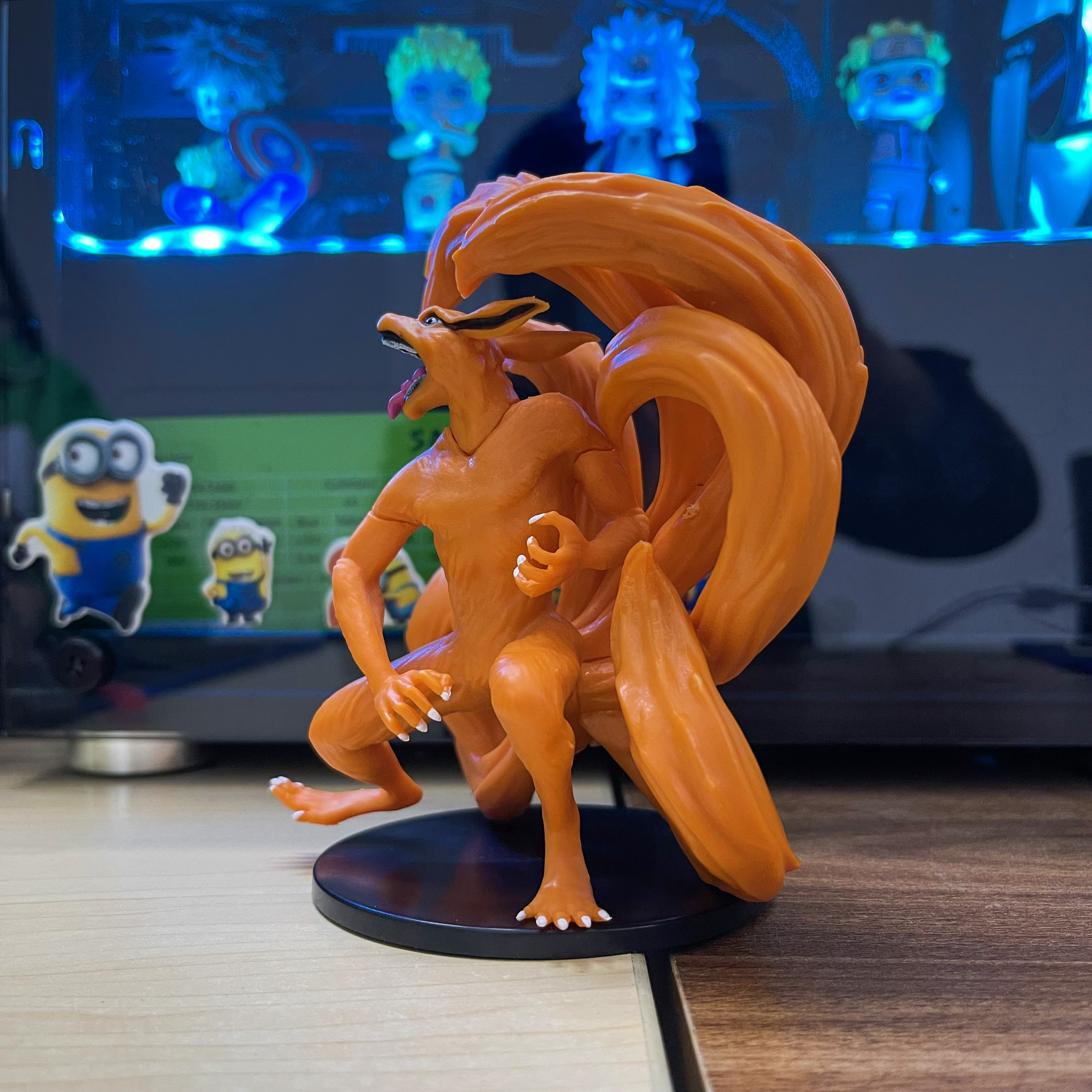 Mô hình cửu vĩ nhất vĩ hàng đẹp siêu nét ( Naruto )