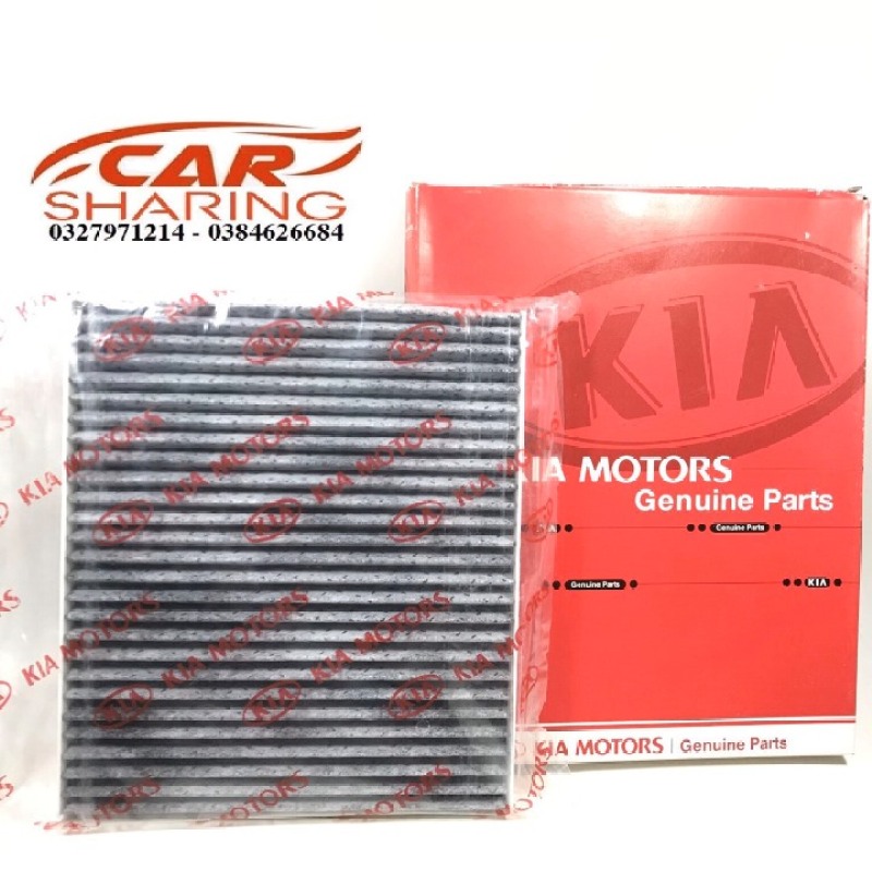 Lọc gió điều hòa than hoạt tính Avante, Tucson 04-14, Caren, Rio ~17, Accent, Veloster, Cerato, Sportage 10-15