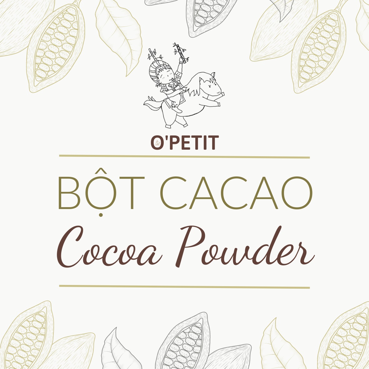 Bột cacao nguyên chất tỷ lệ bơ 22% 500gram