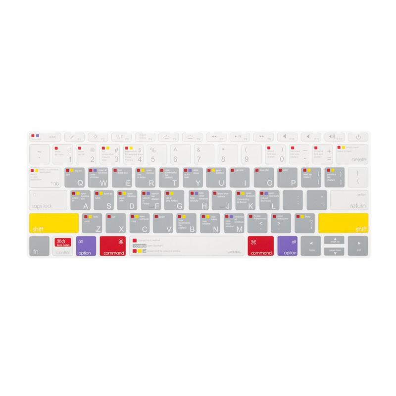 JCPaL VerSkin MacOS Shortcut Keyboard Protector for Macbook