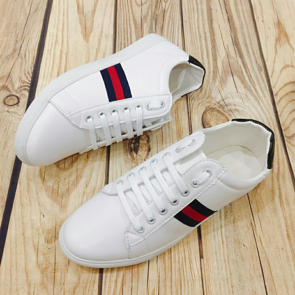 Giày bata nam màu trắng size 39 đên 43